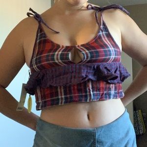 UO Plaid Tank